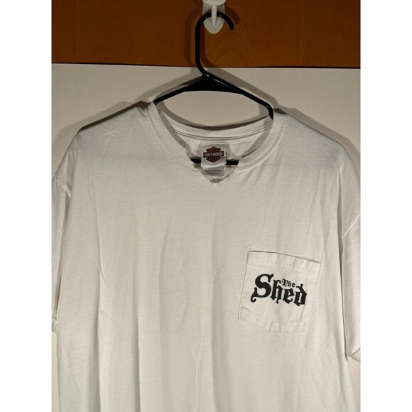 Vintage Harley Davidson Motorcycles The Shed Maryville Tennessee Shirt Large USA - Picture 2 of 10